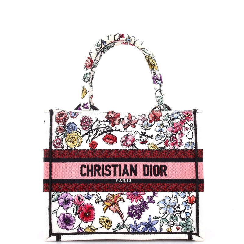 Christian Dior Book Tote Embroidered