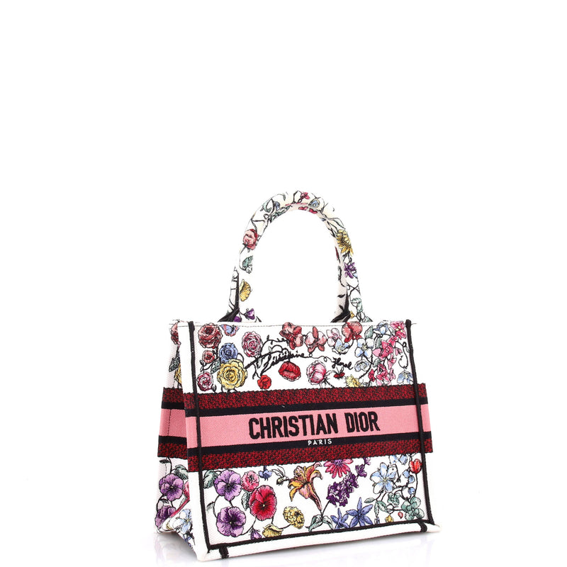 Christian Dior Book Tote Embroidered