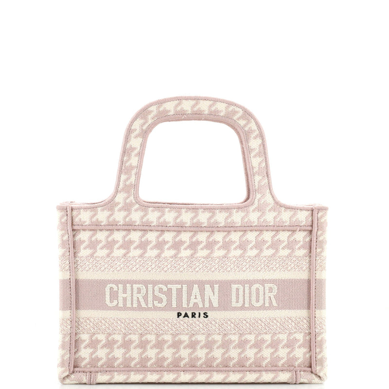 Christian Dior Book Tote Houndstooth