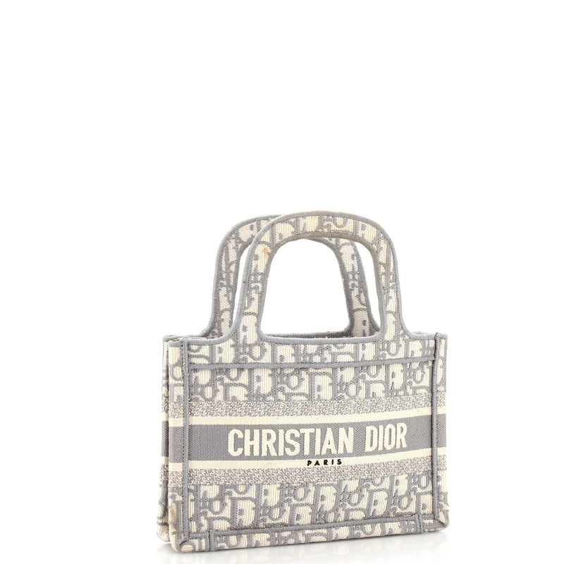 Christian Dior Book Tote Embroidered