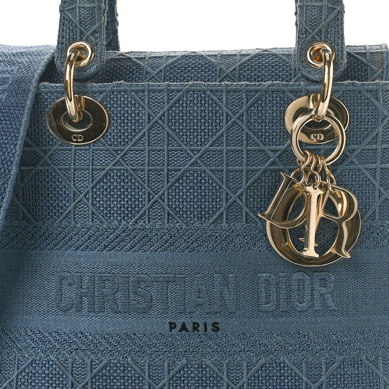 Christian Dior Canvas Embroidered