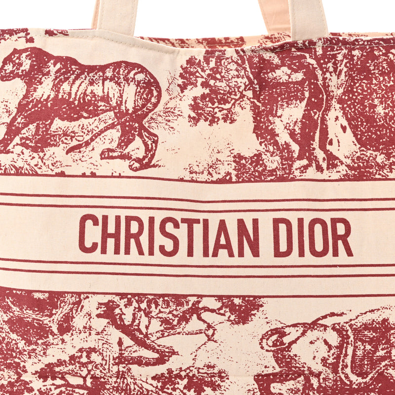 Christian Dior Canvas Dioriviera Tote