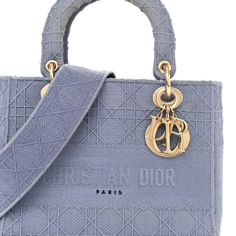 Christian Dior Canvas Embroidered