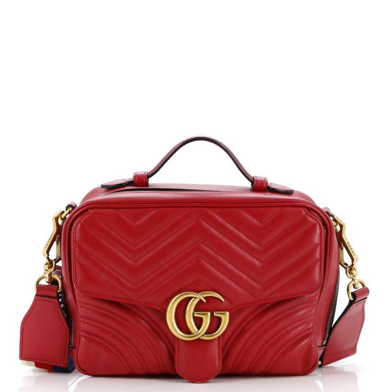 Gucci Gg Marmont Zip Around Camera Bag