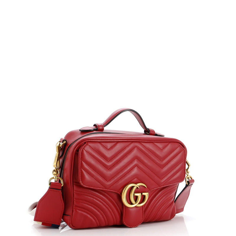 Gucci Gg Marmont Zip Around Camera Bag