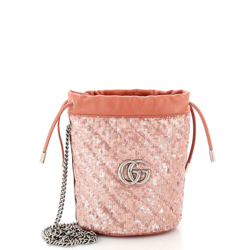 Gucci Gg Marmont Bucket Bag Diagonal