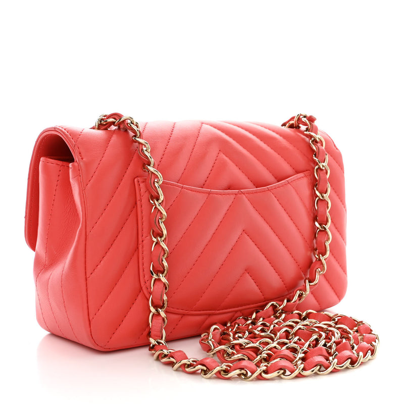 Chanel Caviar Chevron Quilted Mini