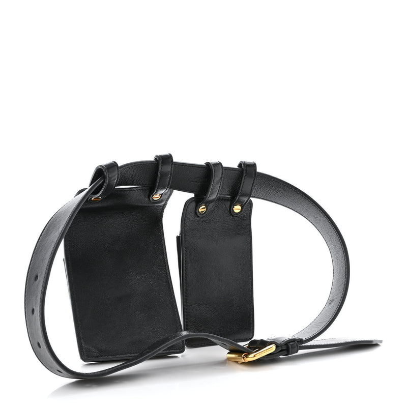 Fendi Vitello Glacier Utility Belt Pouch