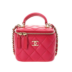 Chanel Small Vanity With Handle Pink