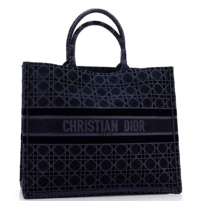 Christian Dior Book Tote Oblique Velvet