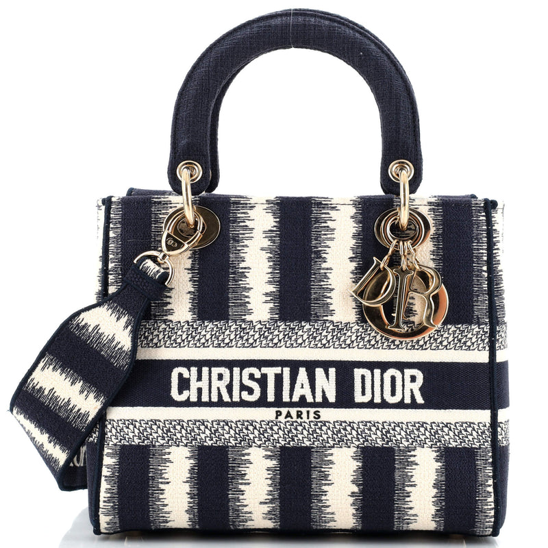 Christian Dior Lady D-Lite Bag Striped