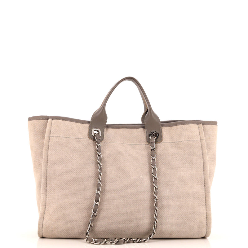 Chanel Deauville Tote Wool Medium