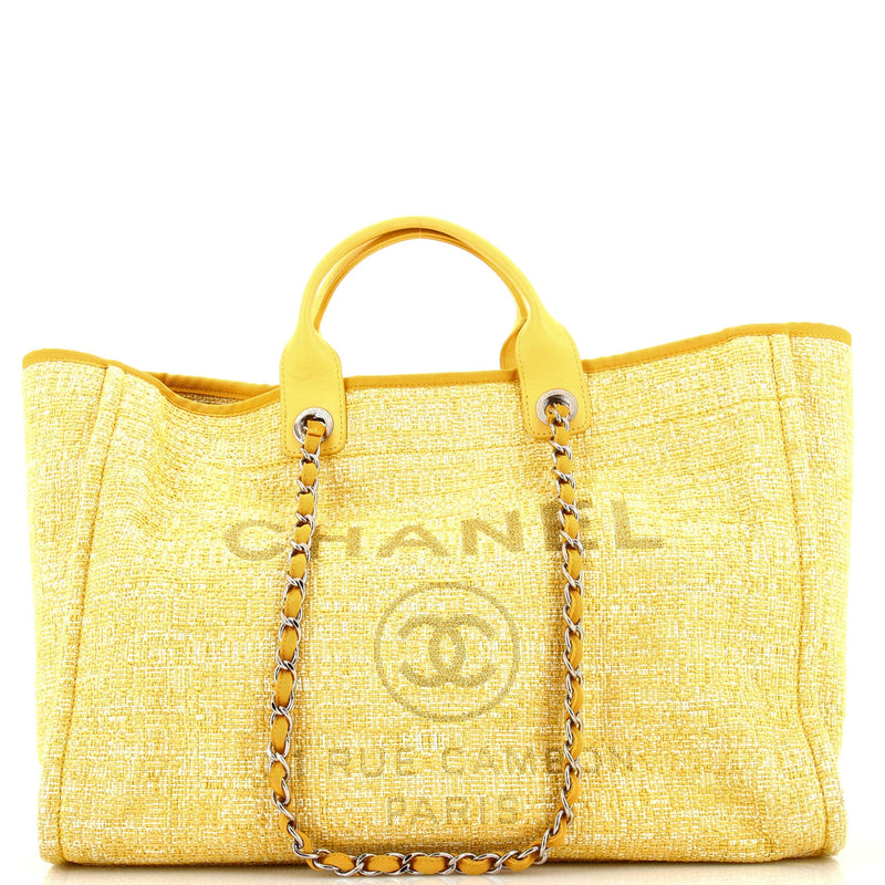 Chanel Deauville Tote Raffia With