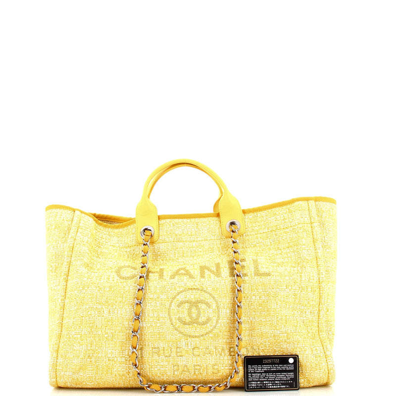 Chanel Deauville Tote Raffia With