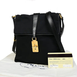 Prada Logo Tessuto Mini Crossbody