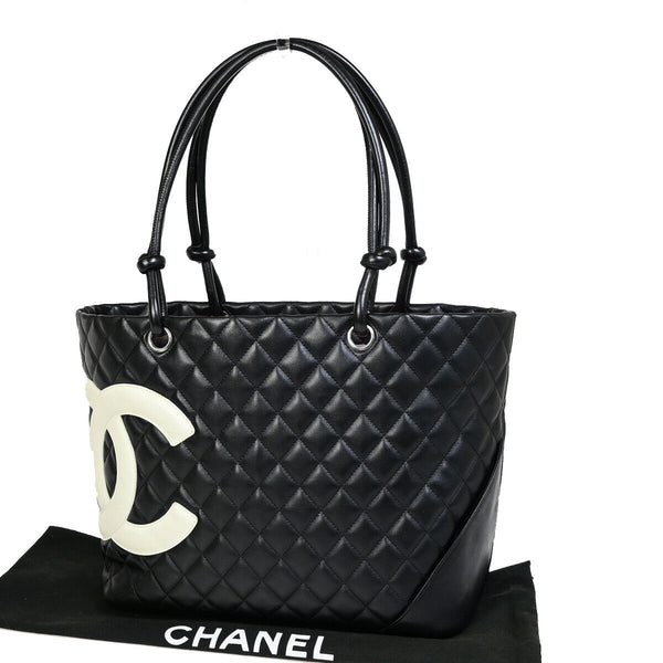 Chanel Cc Logo Cambon Shoulder Tote Bag