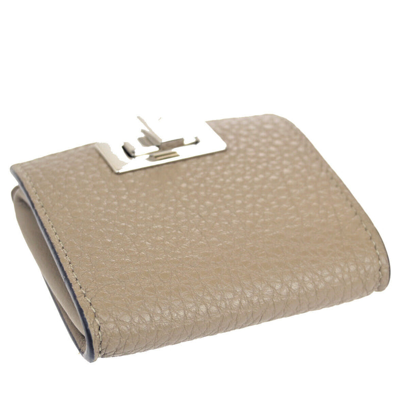 Fendi Logo Peekaboo Compact Coin Wallet