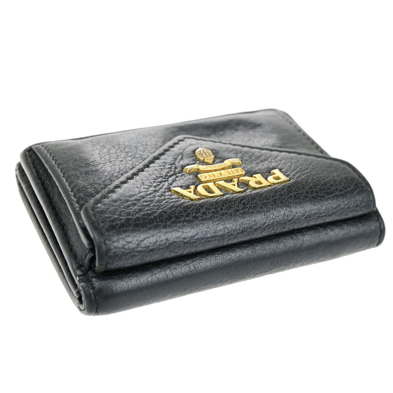 Prada Logo Small Mini Trifold Wallet