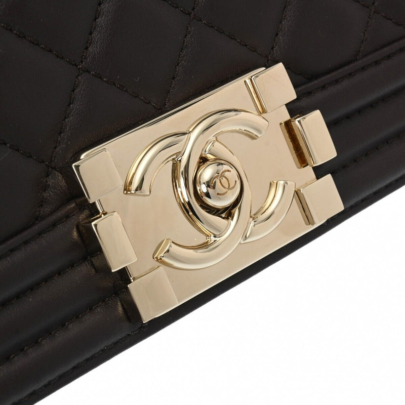 Chanel Boy Chainshoulder 9.8' Brown