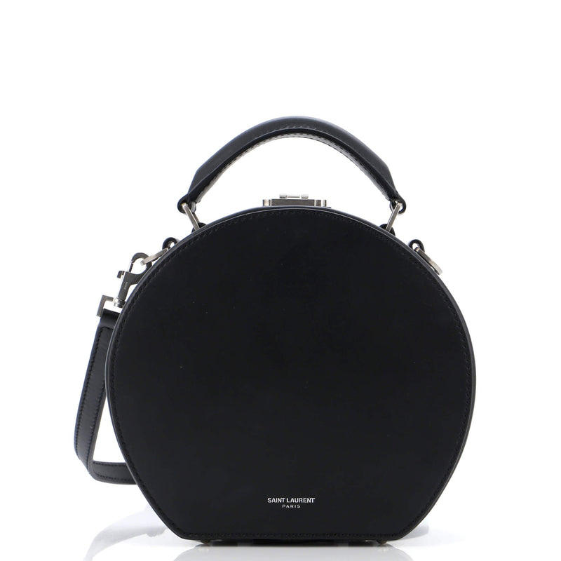 Saint Laurent Mica Hatbox Bag Leather