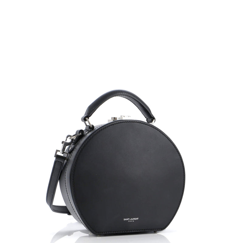 Saint Laurent Mica Hatbox Bag Leather