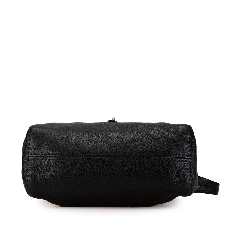 Prada Vitello Daino Flap Black Calf