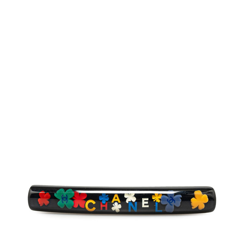 Chanel Cc Clover Hair Barrette