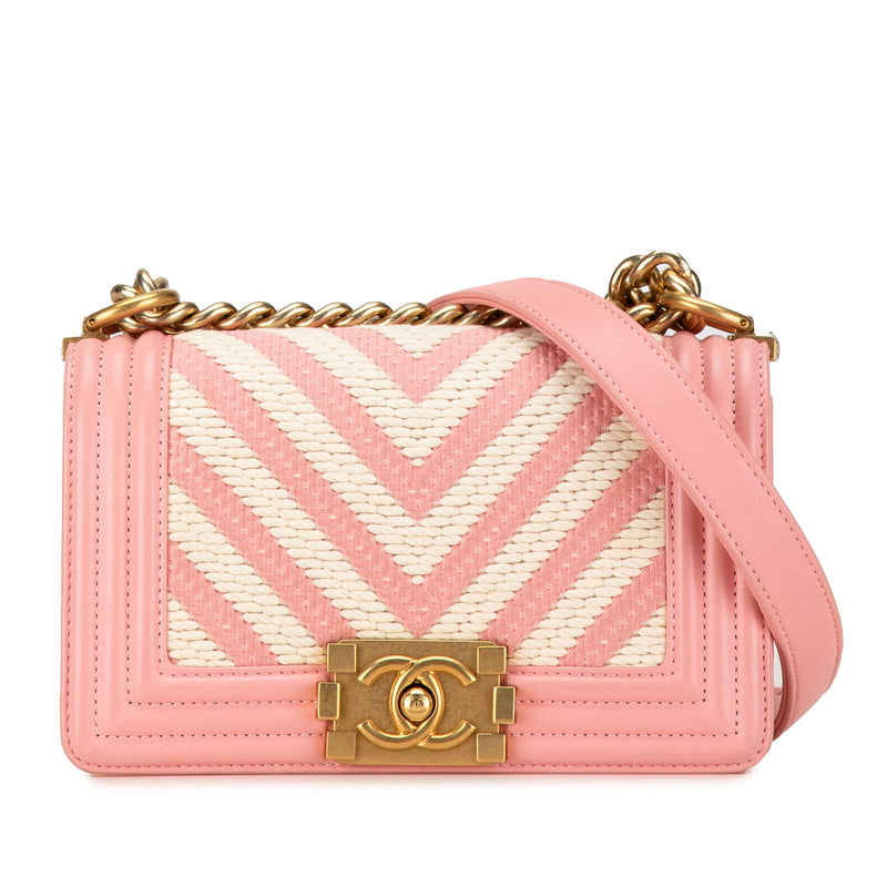 Chanel Small Braided Chevron Boy