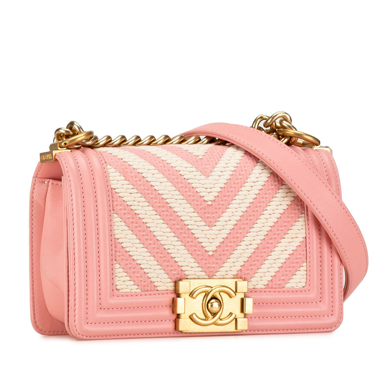 Chanel Small Braided Chevron Boy