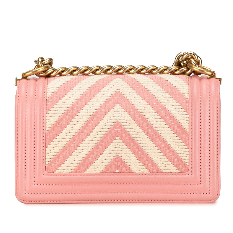 Chanel Small Braided Chevron Boy