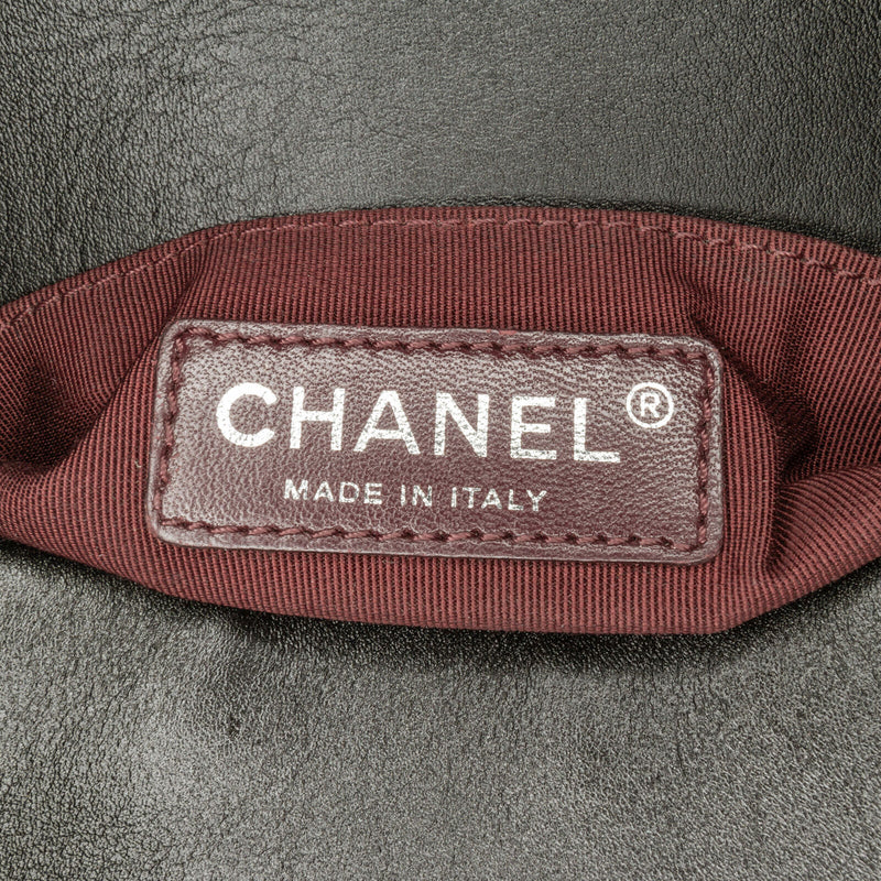 Chanel Medium Woven Boy Flap Black