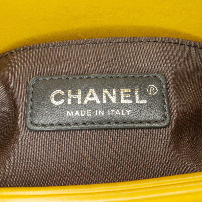 Chanel Small Tweed And Lambskin