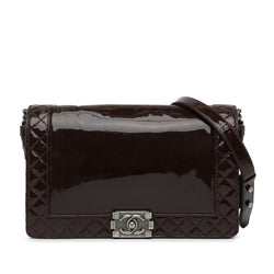 Chanel Medium Patent Reverso Boy