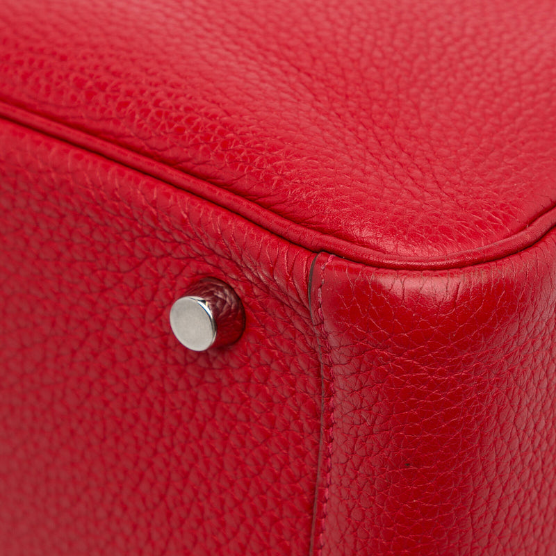 Hermès Clemence Lindy 30 Red Calf