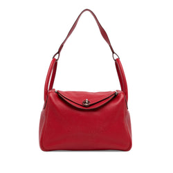 Hermès Clemence Lindy 30 Red Calf