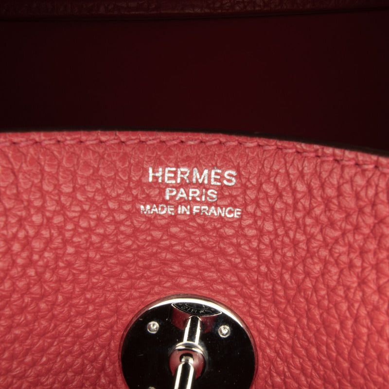 Hermès Clemence Lindy 30 Red Calf