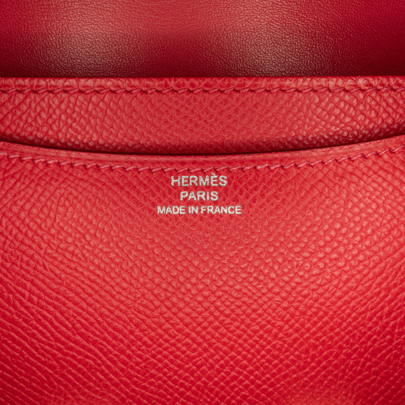 Hermès Mini Epsom Constance 18 Red