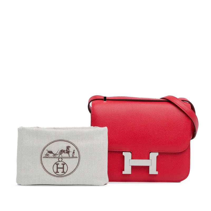 Hermès Mini Epsom Constance 18 Red