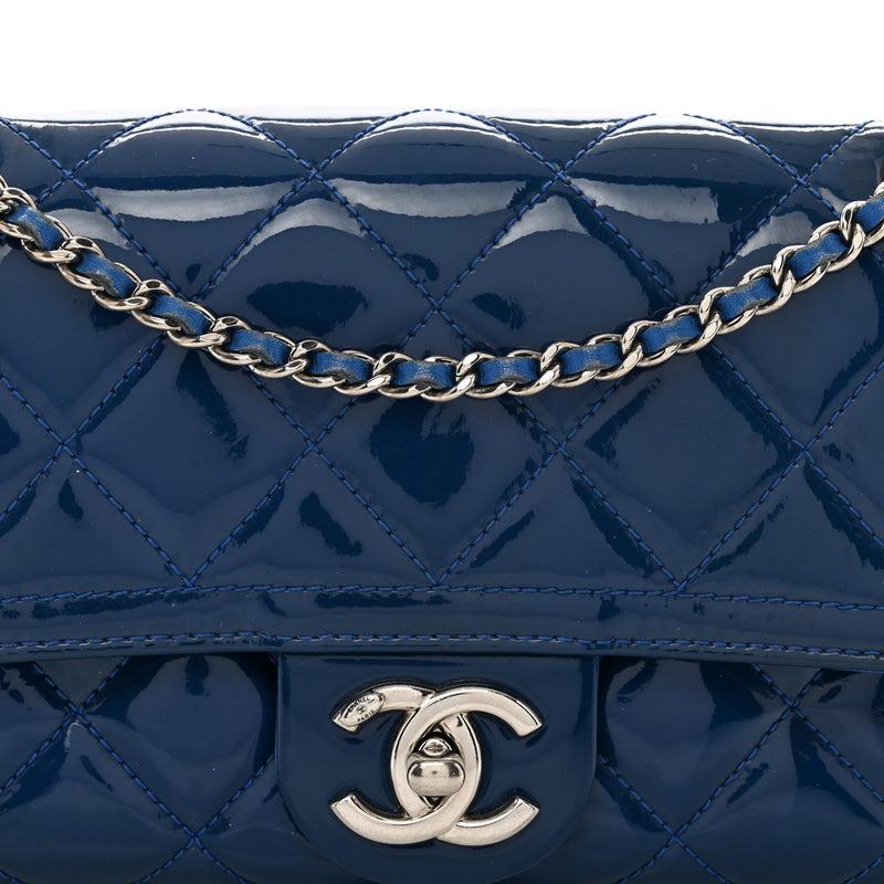 Chanel Patent Quilted Small Coco Shine