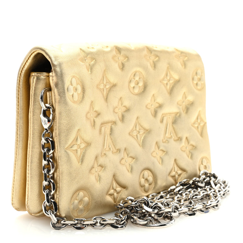 Louis Vuitton Metallic Lambskin Embossed