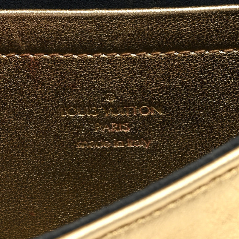 Louis Vuitton Metallic Lambskin Embossed