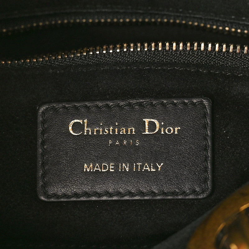 Christian Dior Calfskin Cannage Studded