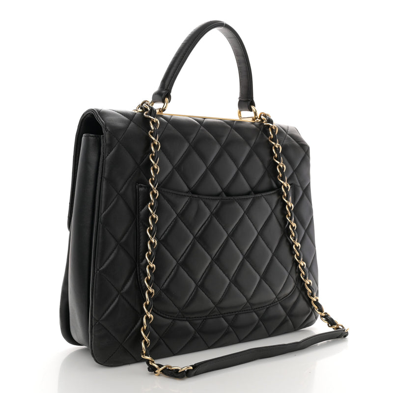 Chanel Lambskin Quilted Large Trendy Cc