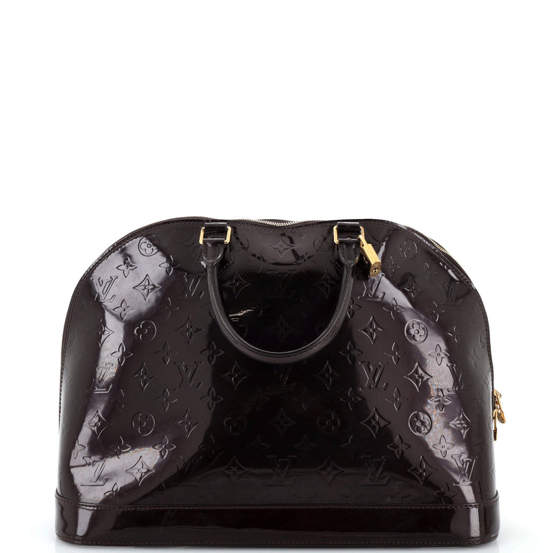 Louis Vuitton Alma Handbag Vernis Gm