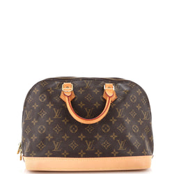 Louis Vuitton Alma Handbag Canvas Pm