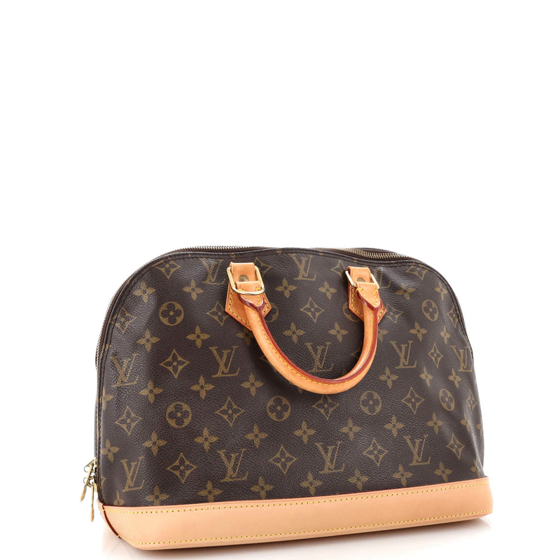 Louis Vuitton Alma Handbag Canvas Pm