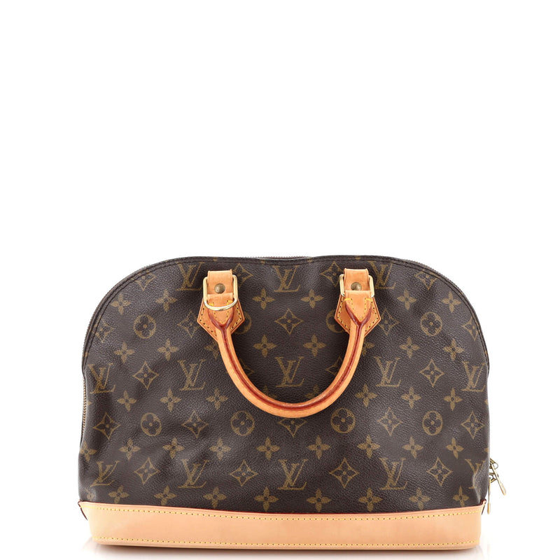 Louis Vuitton Alma Handbag Canvas Pm