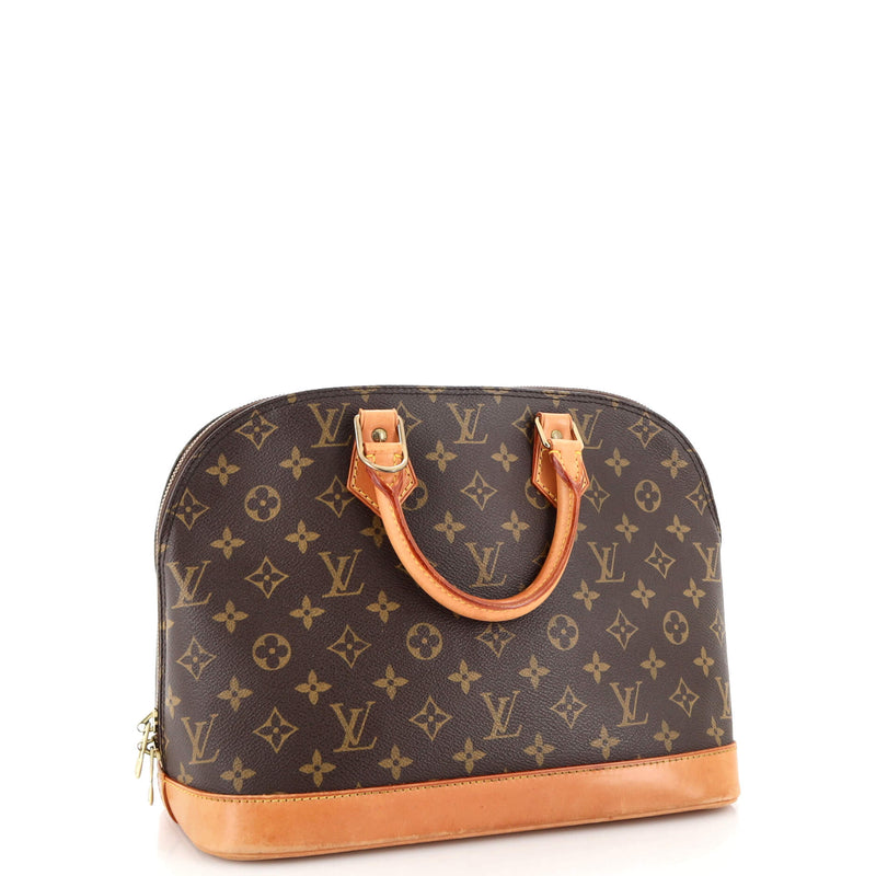 Louis Vuitton Alma Handbag Canvas Pm