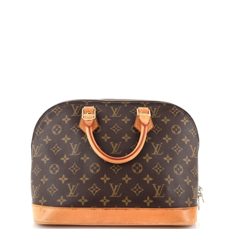 Louis Vuitton Alma Handbag Canvas Pm