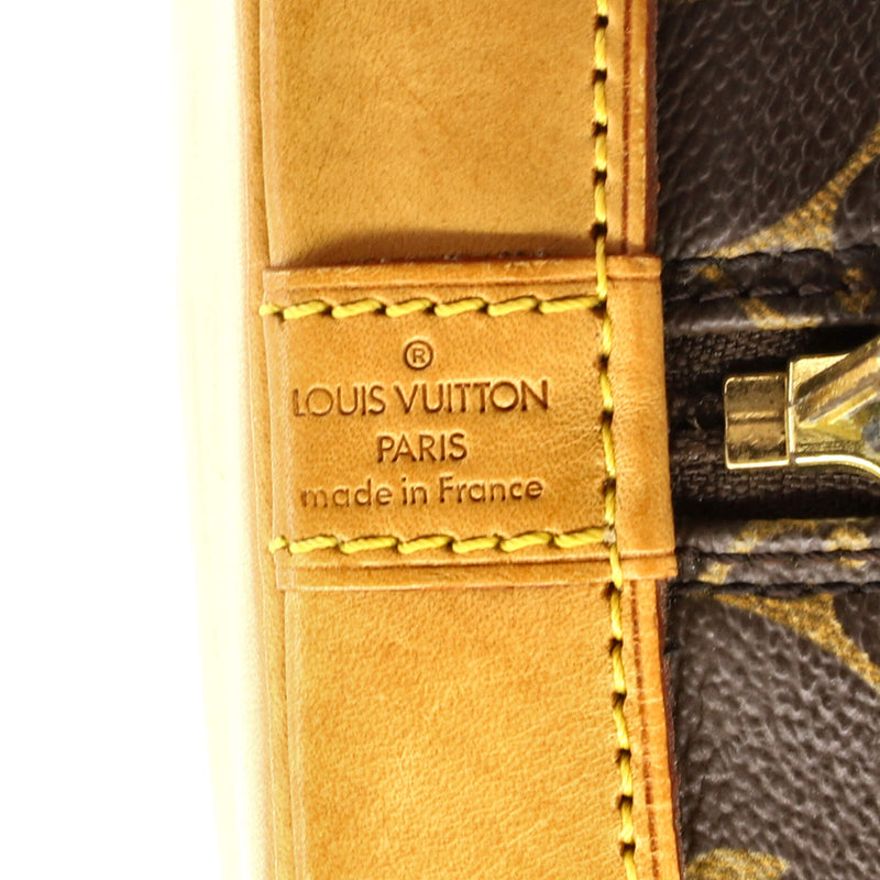 Louis Vuitton Alma Handbag Canvas Pm